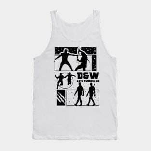 Comic Styled Art on D&W Tank Top